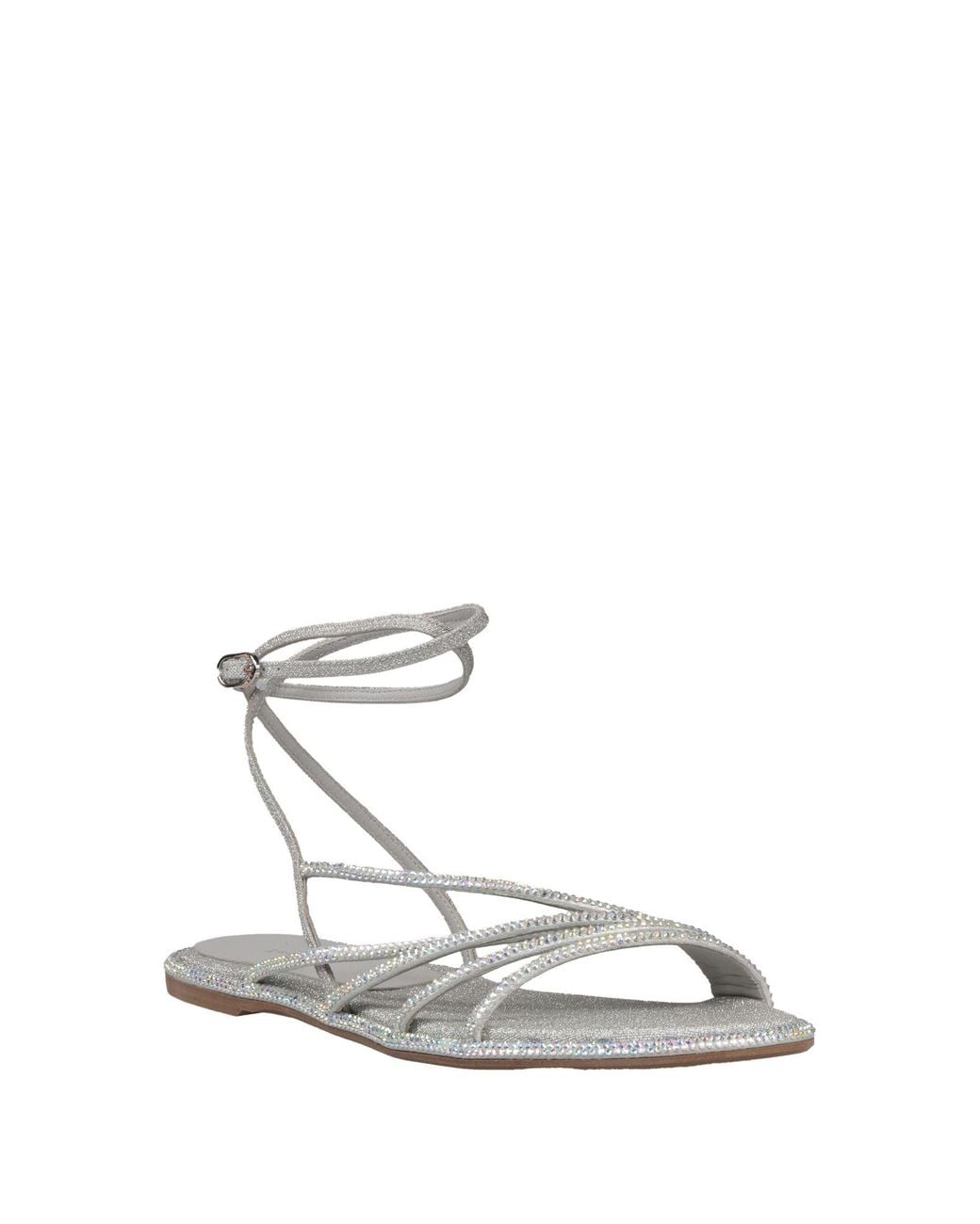 Le Silla White Sandals