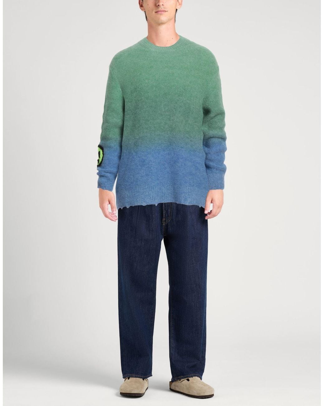 Barrow Green Sweater Polyacrylic, Polyamide, Mohair Wool, Wool, Elastane for men