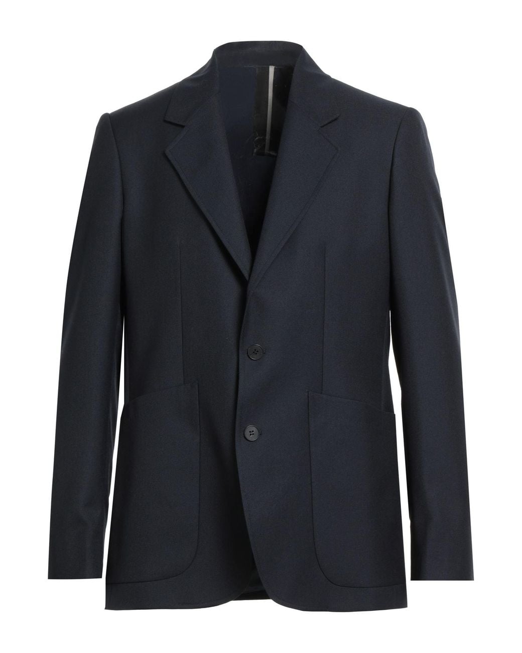 Low Brand Blue Midnight Blazer Polyester, Virgin Wool for men