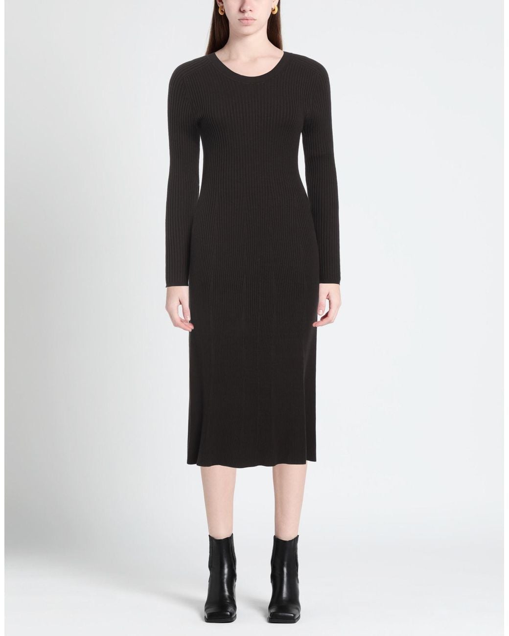 Vestido midi P.A.R.O.S.H. de color Black