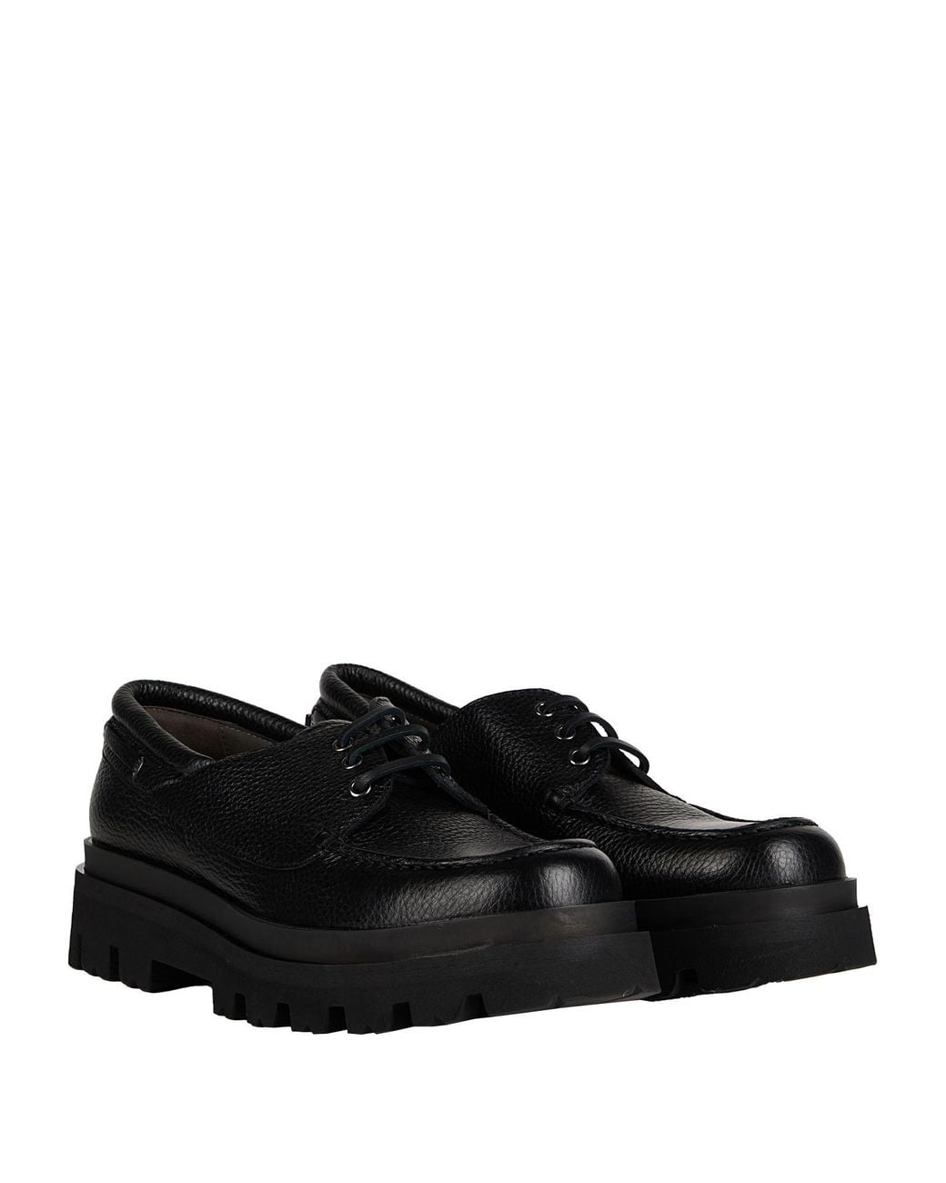 Sergio Rossi Black Lace-up Shoes for men