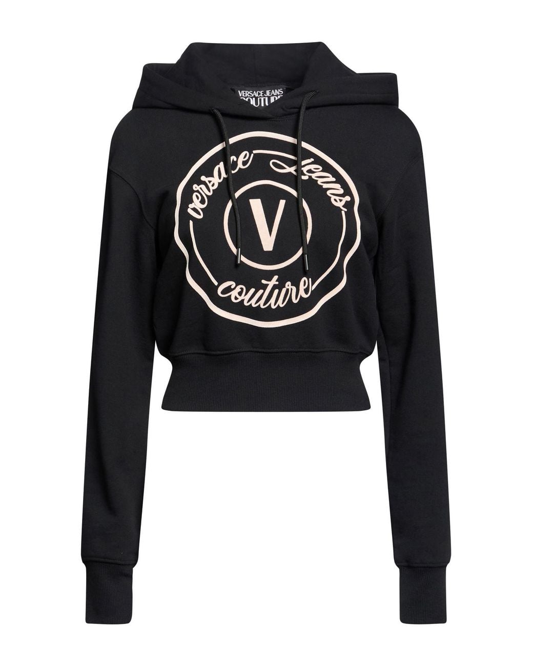 Versace Jeans Couture Black Sweatshirt Cotton