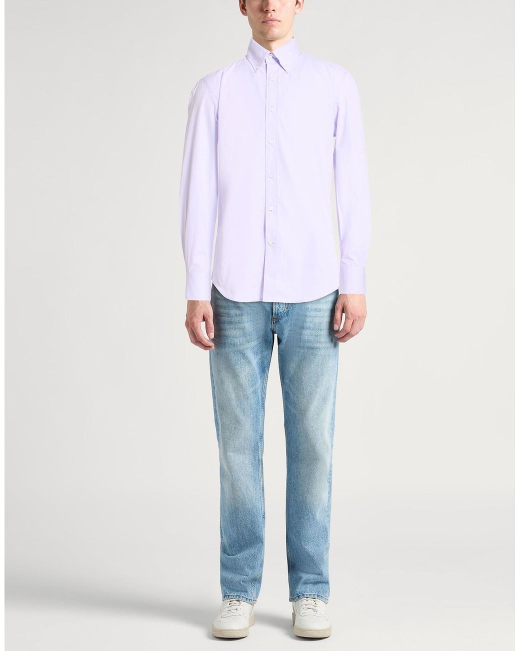 Brunello Cucinelli Purple Shirts for men