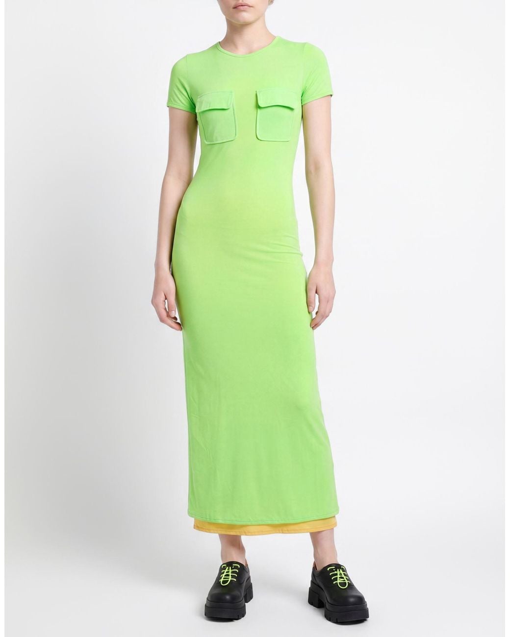 Sunnei Green Maxi Dress