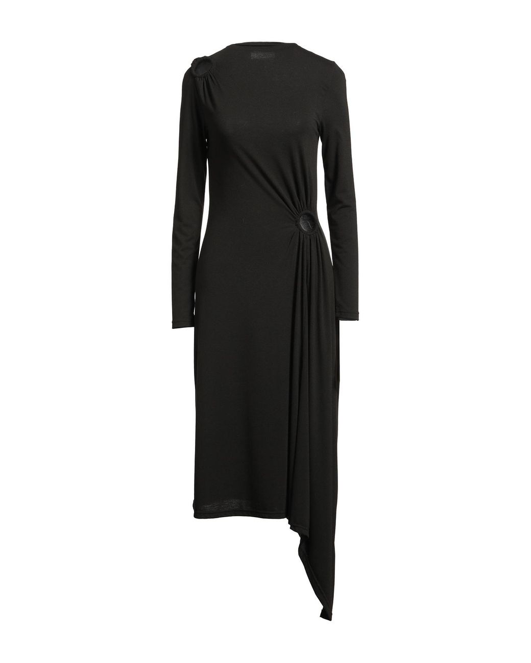 Jijil Black Midi Dress Polyester, Viscose, Elastane