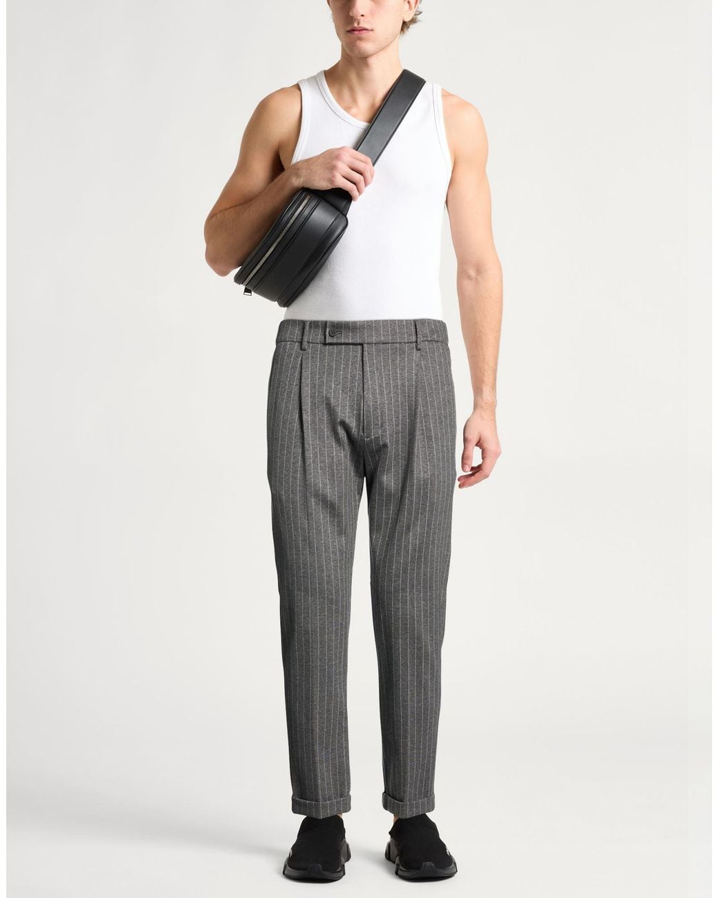 Berwich Gray Pants Lyocell, Polyamide, Elastane for men