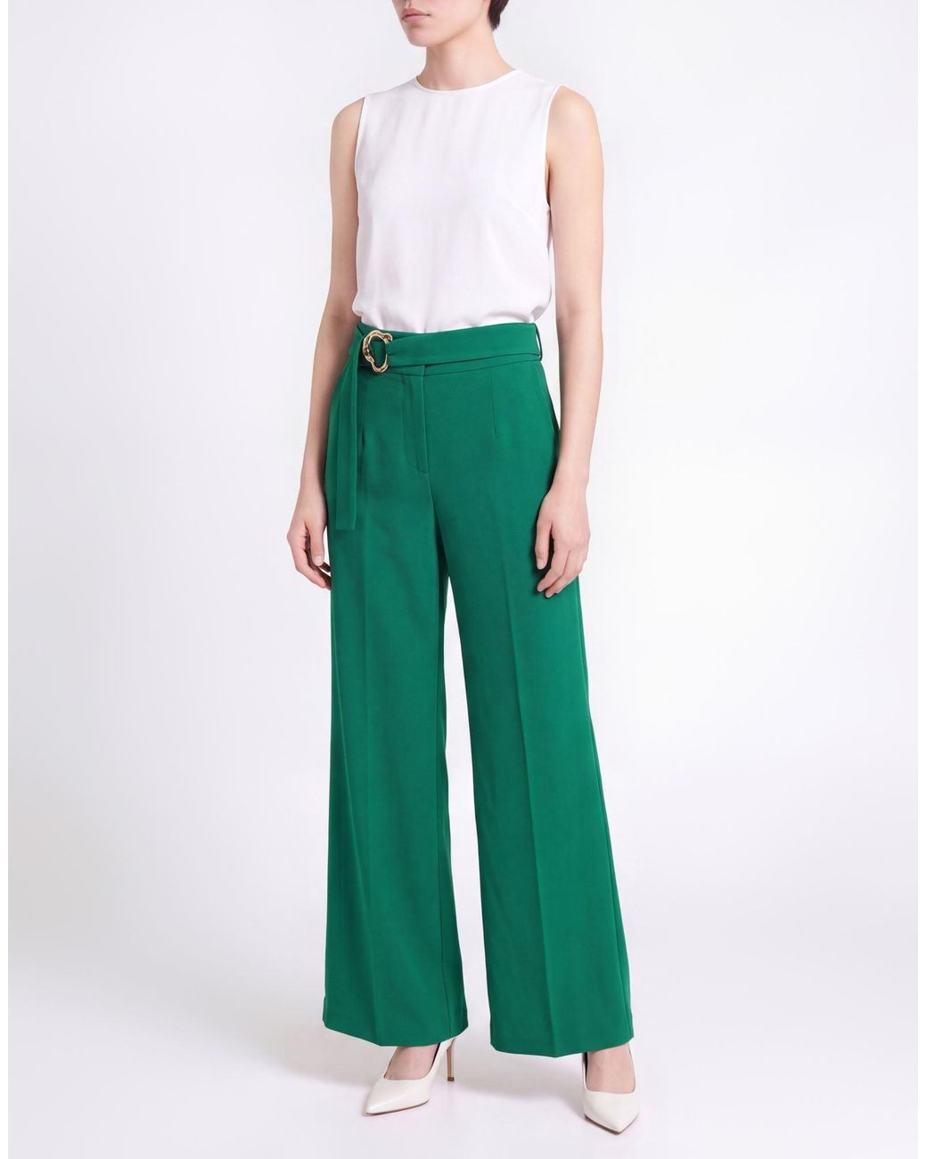 Joseph Ribkoff Green Pants Polyester, Elastane