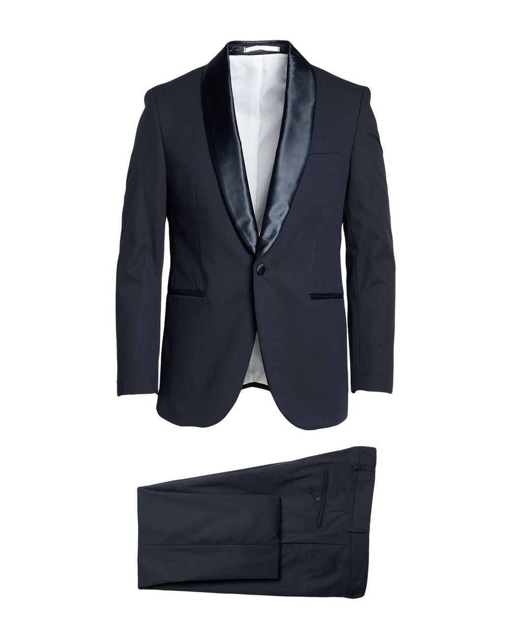 BRERAS Milano Blue Suit Wool, Polyester for men