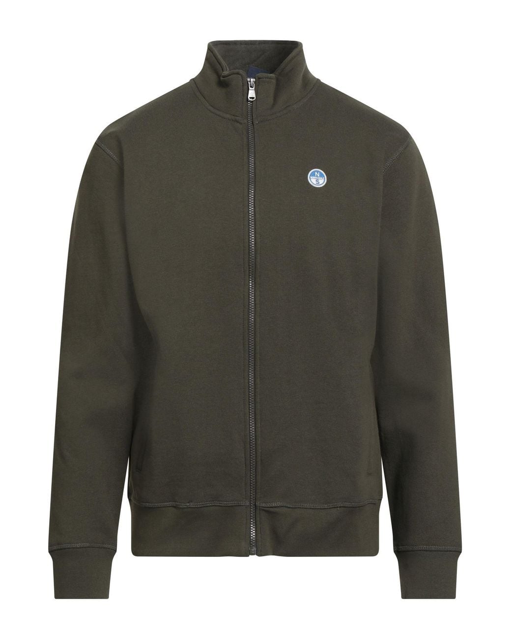 North Sails Green Sweatshirt Cotton for men