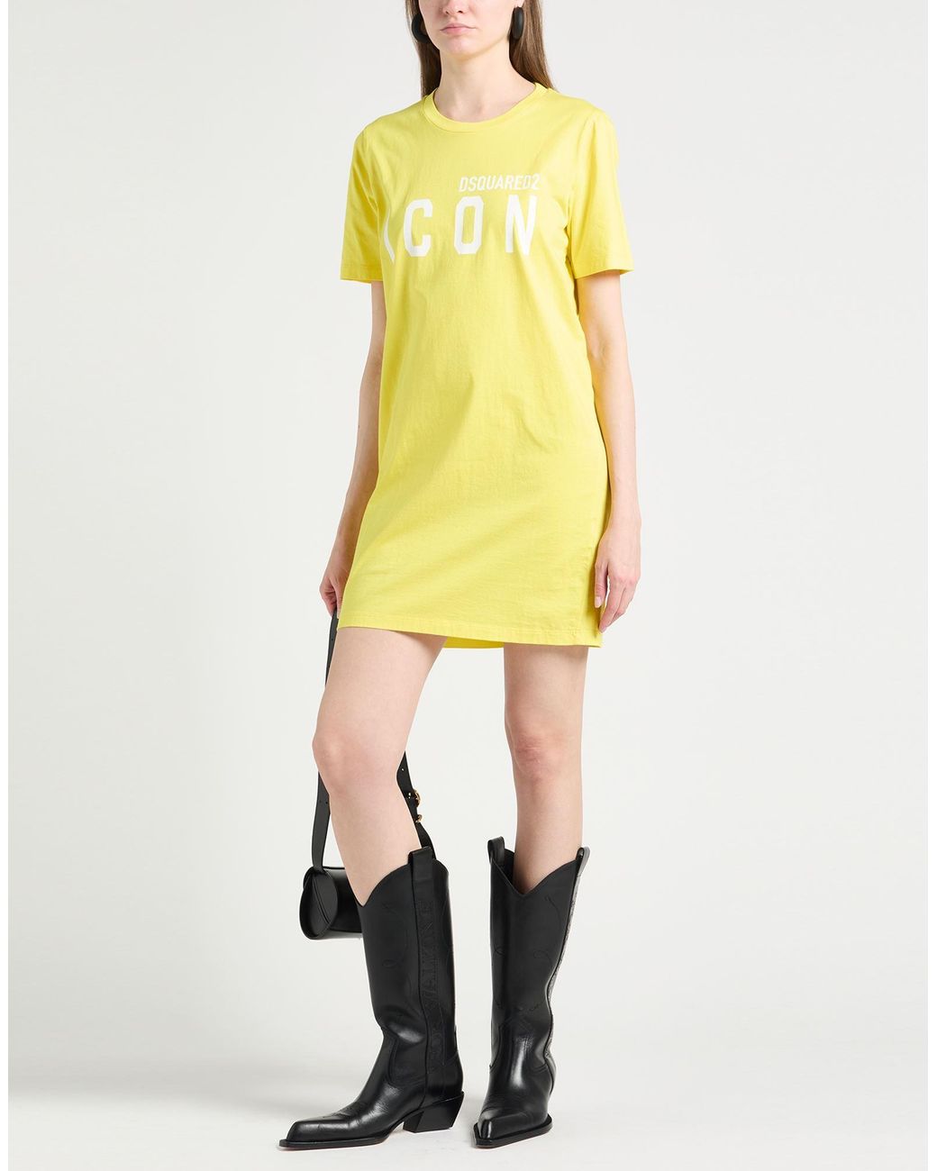 DSquared² Yellow Mini Dress