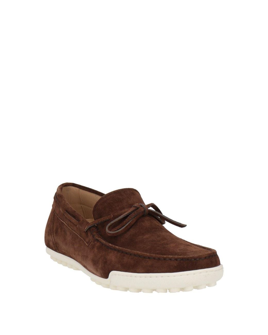 CALÒ Brown Chocolate Loafers Leather for men