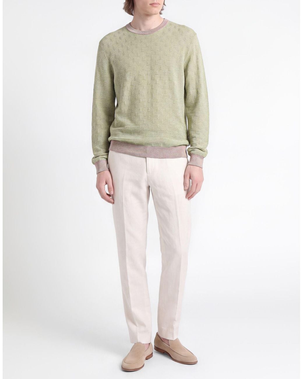 Zanone Green Jumper for men