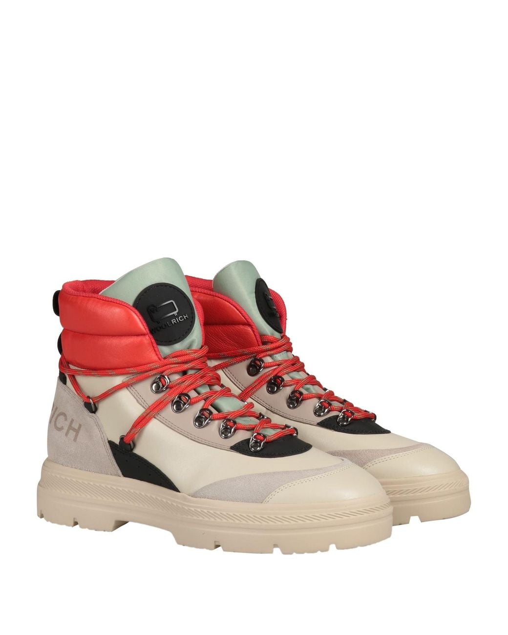 Woolrich Red Ankle Boots