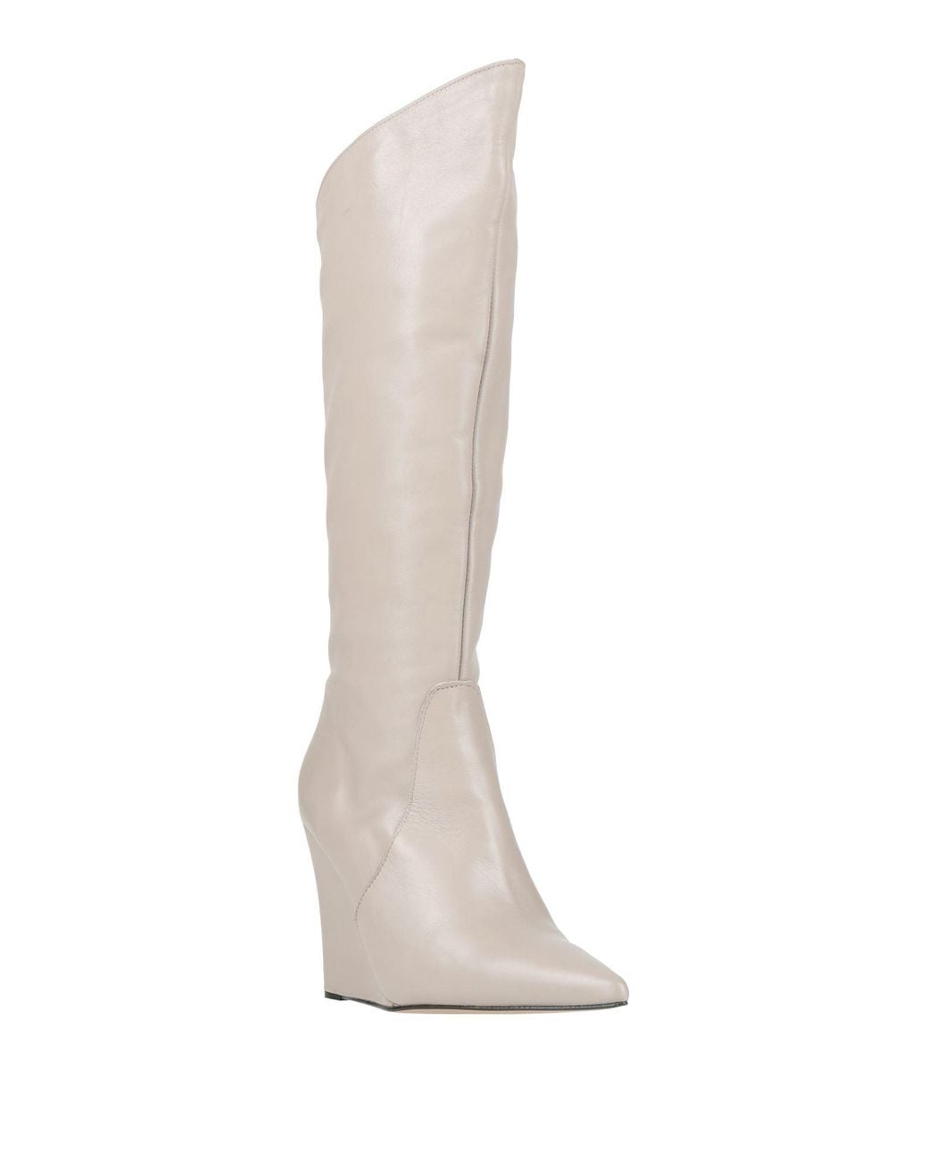 Accademia White Boot Leather