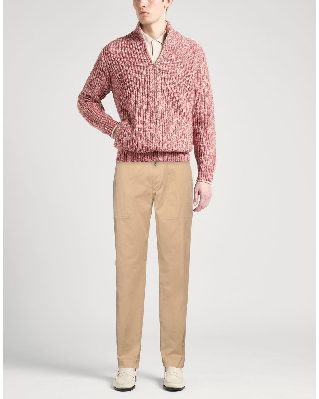 Incotex Natural Slacks By Slowear Pants Cotton, Elastane for men