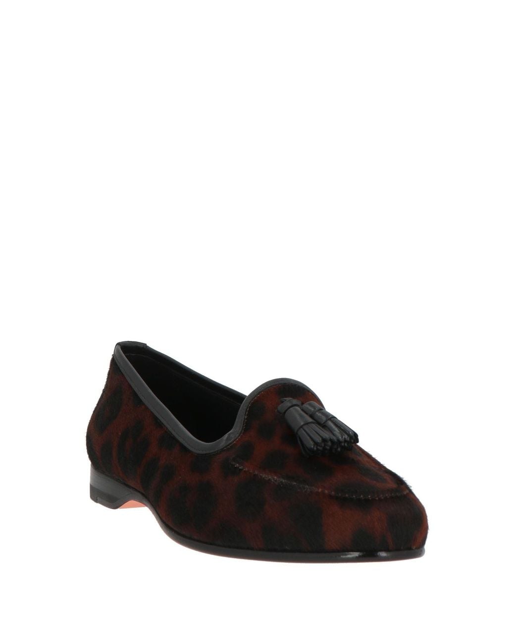 Santoni Black Loafer