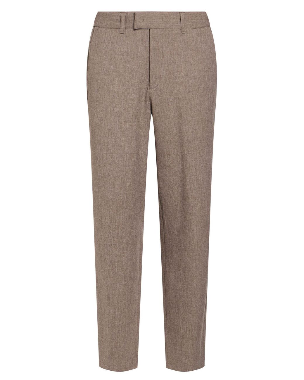 Paolo Pecora Gray Pants Polyester, Viscose, Elastane for men