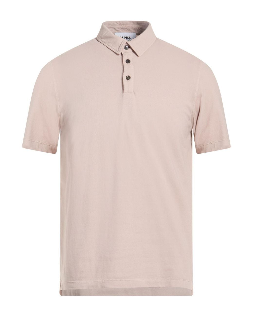 Alpha Studio Pink Polo Shirts for men