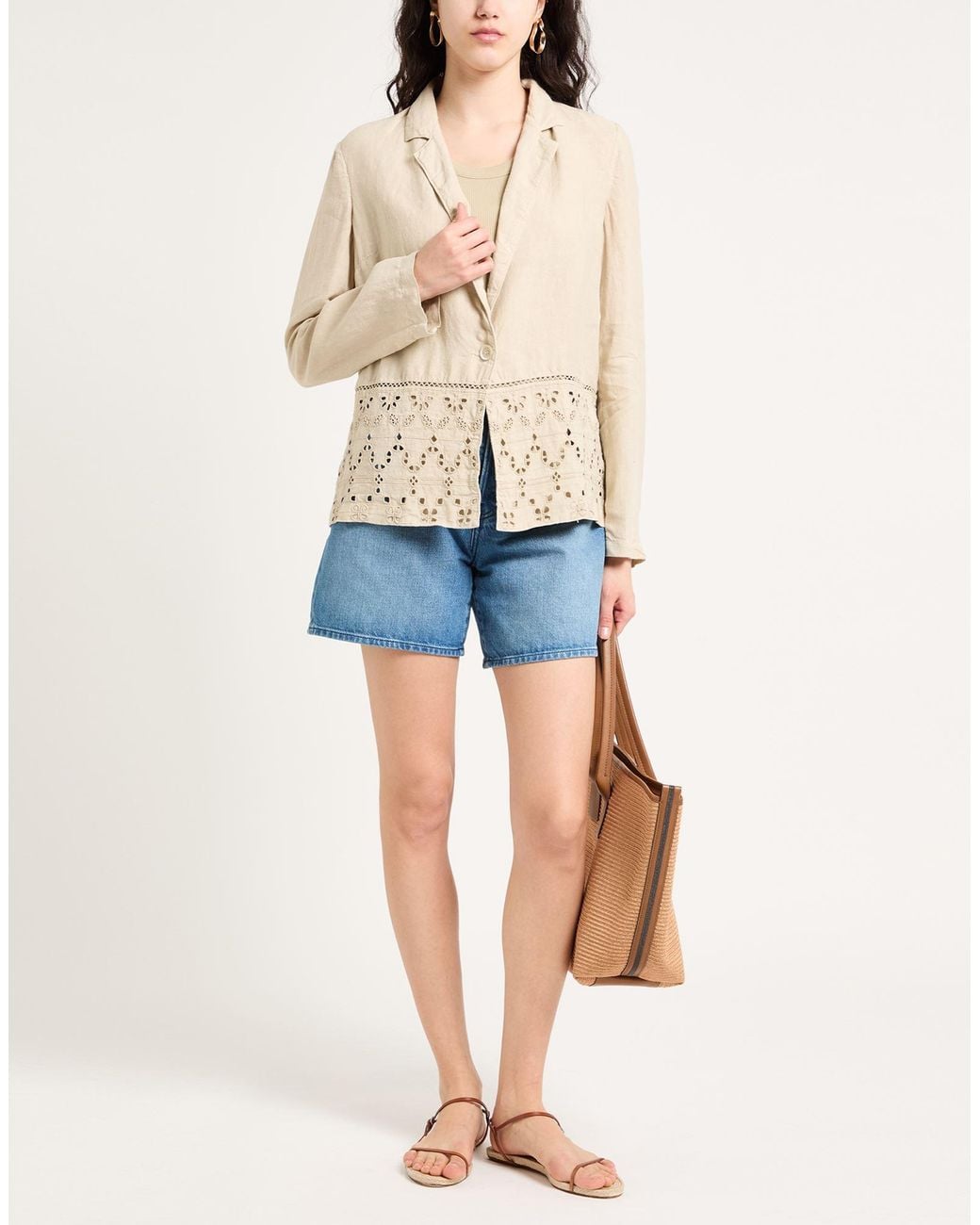 120% Lino Natural Blazer