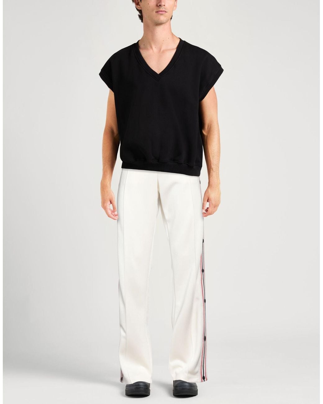 Golden Goose Deluxe Brand White Trouser for men