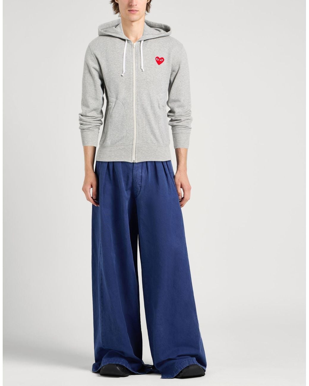 COMME DES GARÇONS PLAY Gray Sweatshirts for men