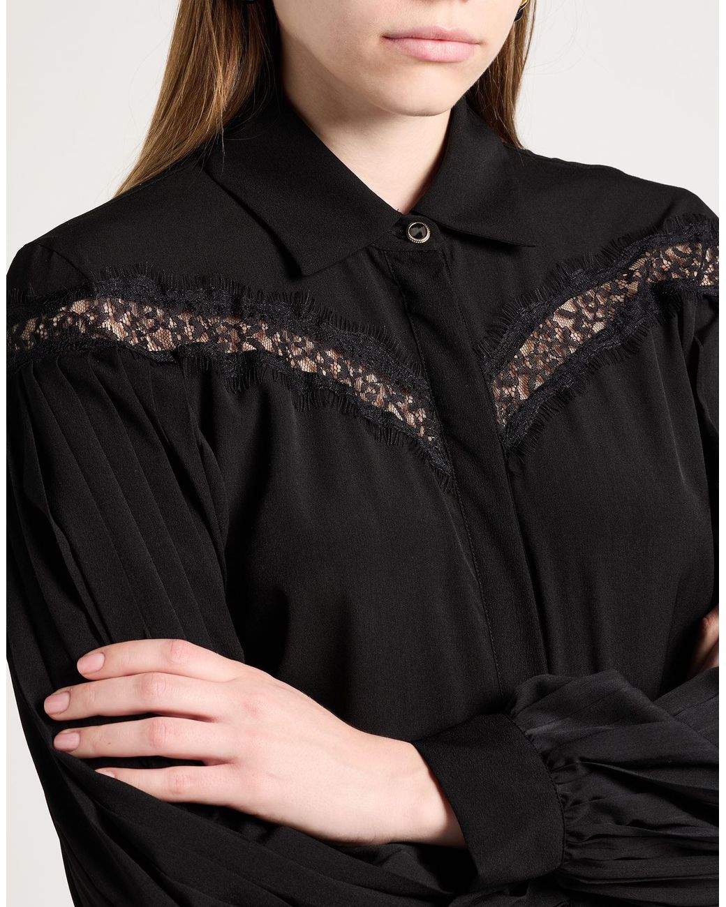 Liu Jo Black Shirt Polyester