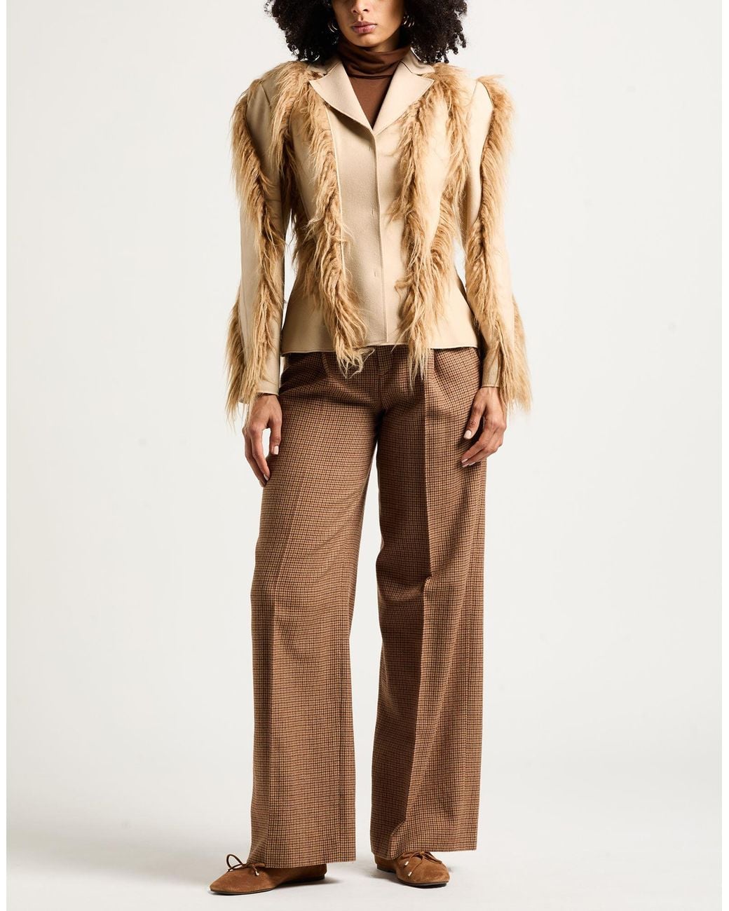 Alberta Ferretti Natural Jacket