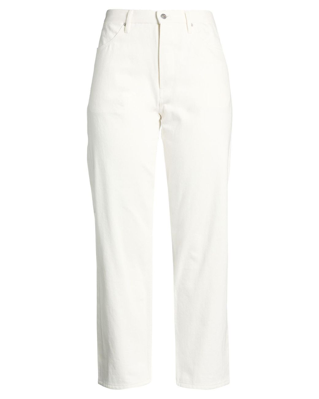 Jil Sander White Jeans Cotton