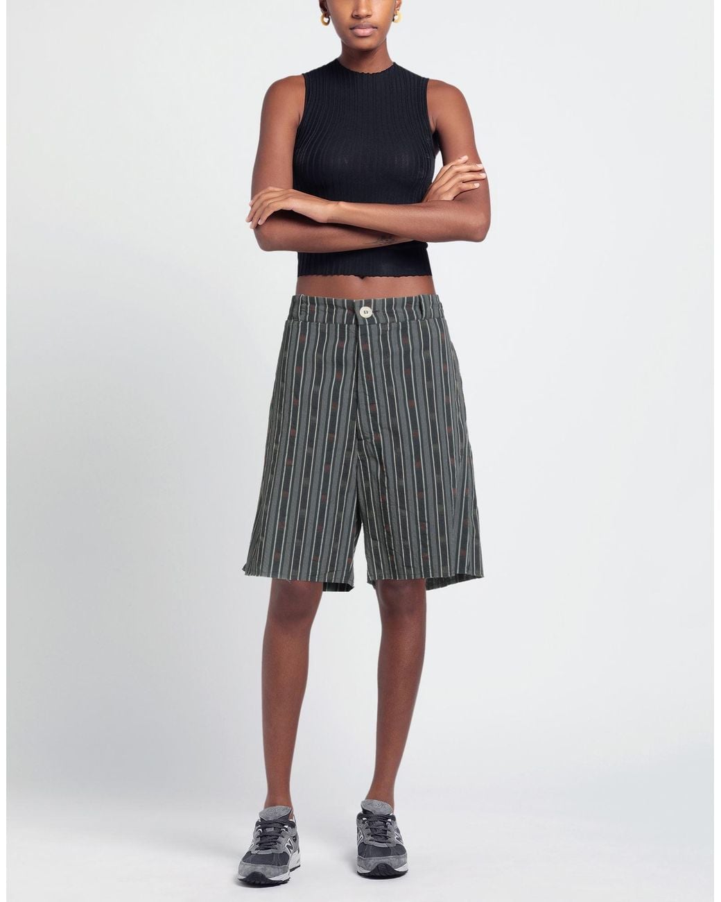 B'Sbee Gray Shorts & Bermuda Shorts
