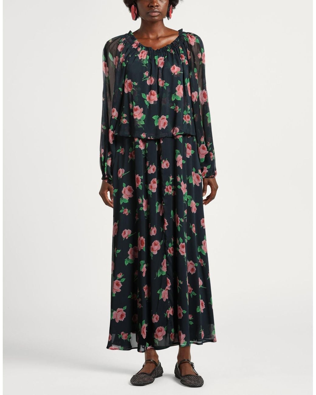 ROTATE BIRGER CHRISTENSEN Black Maxi Dress