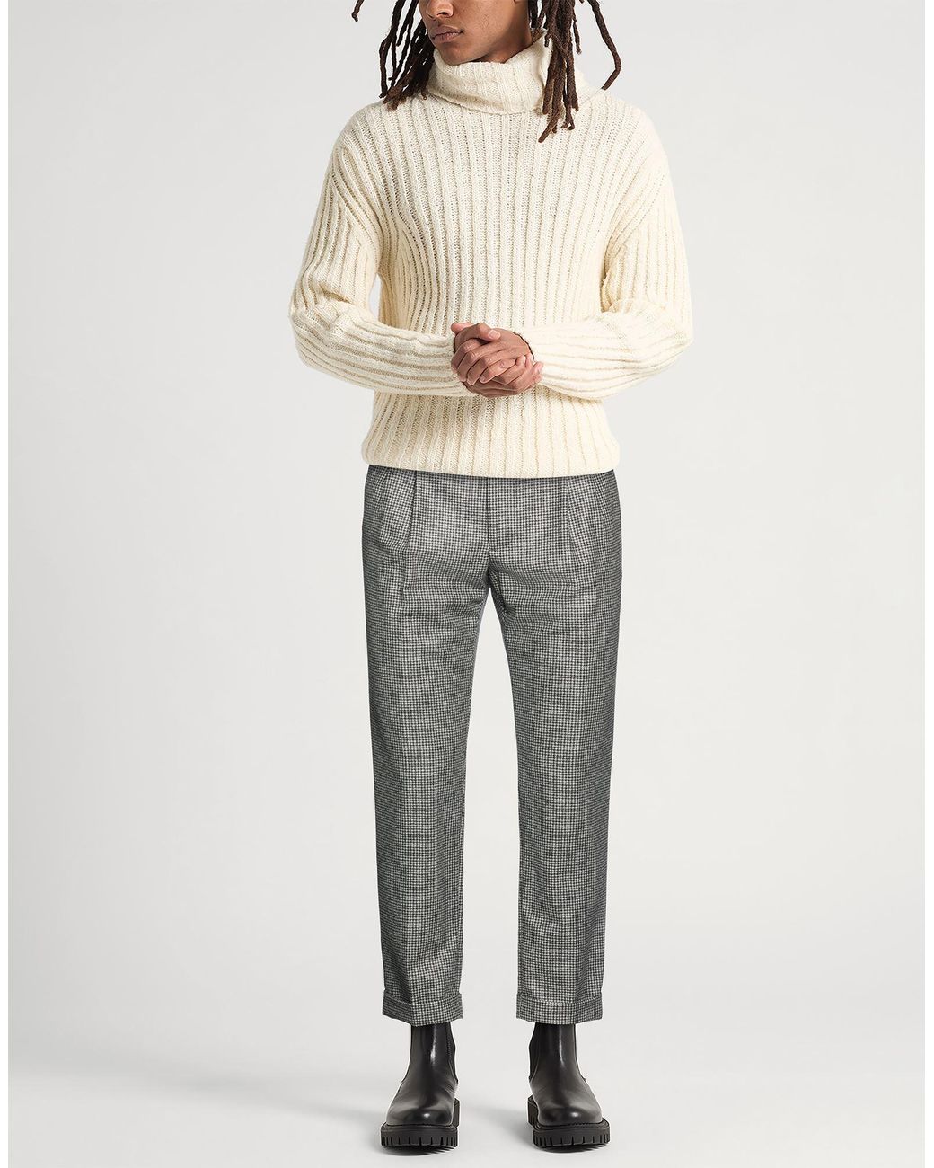 Santaniello Gray Trouser for men