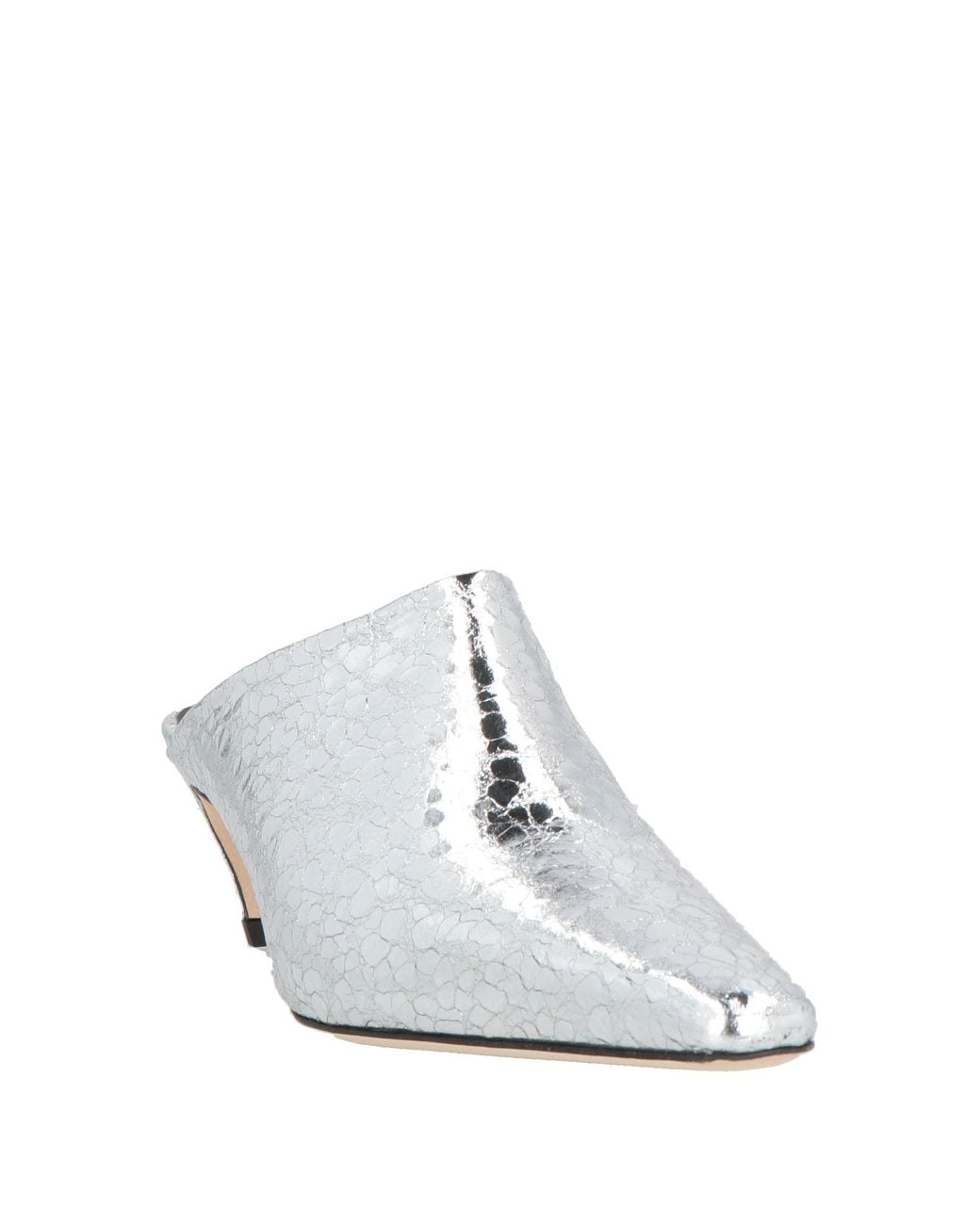 MSGM White Mules & Clogs Leather