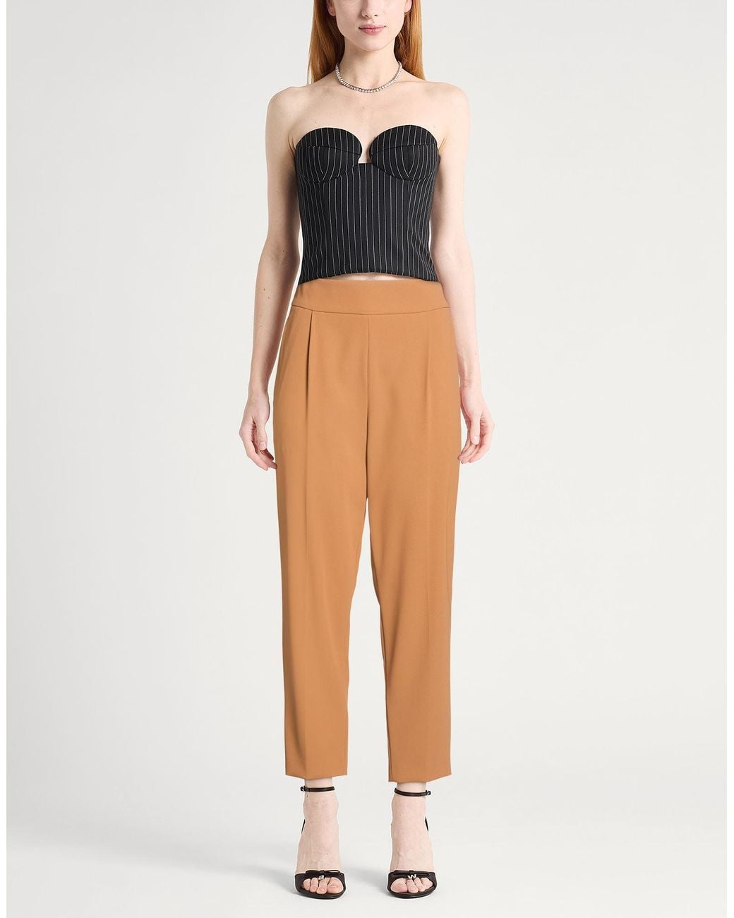 N°21 Natural Camel Pants Polyester