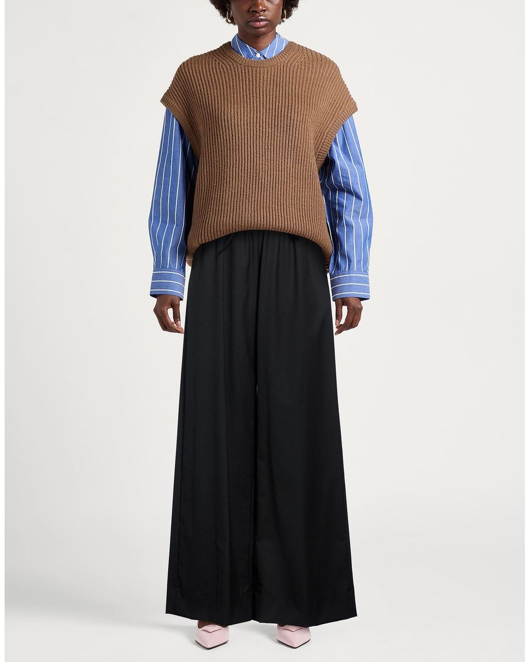 Simone Rocha Black Pants Virgin Wool