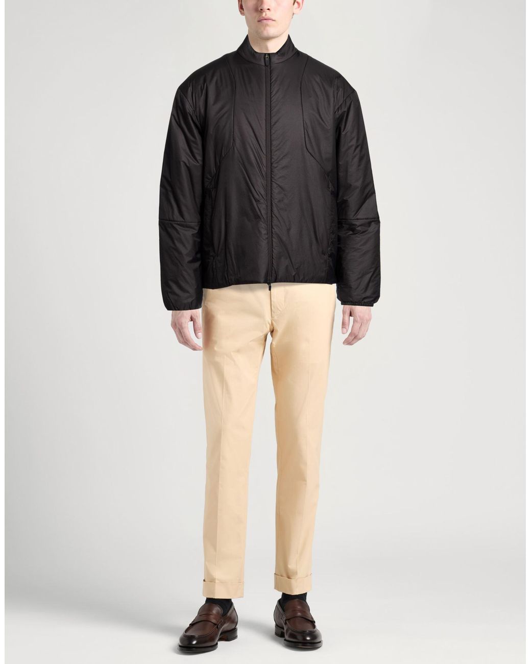 Herno Black Laminar Jacket Polyamide for men