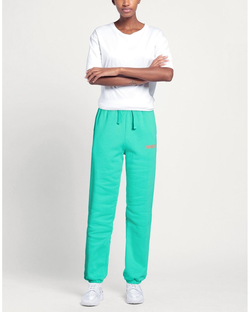 Fiorucci Blue Pants Cotton