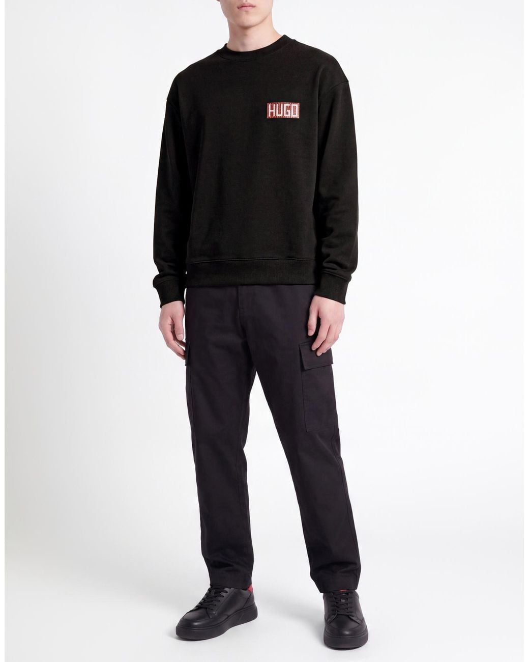 HUGO Black Sweatshirt for men