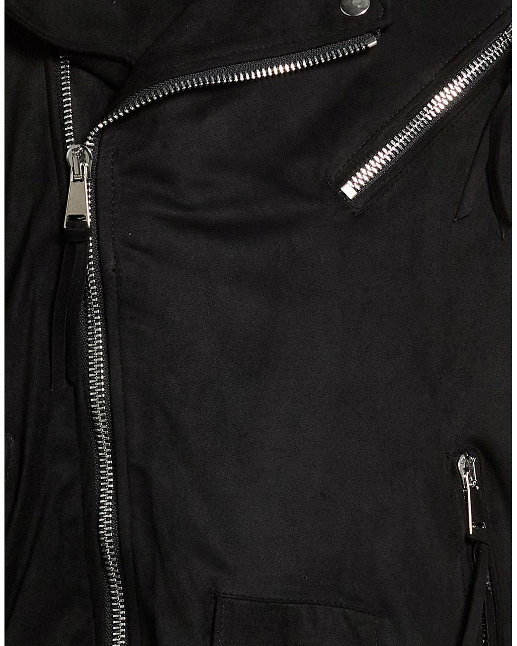 Berna Black Jacket Polyester, Elastane for men