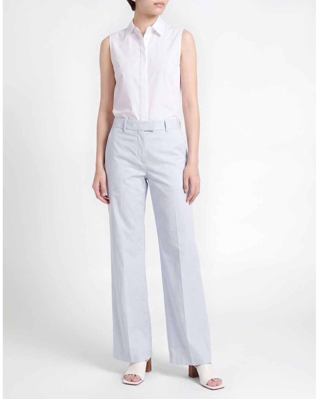 Eleventy Blue Sky Pants Cotton, Elastane