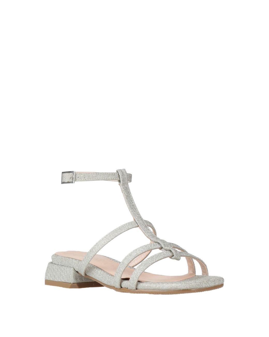 Lorenzo Mari White Sandals