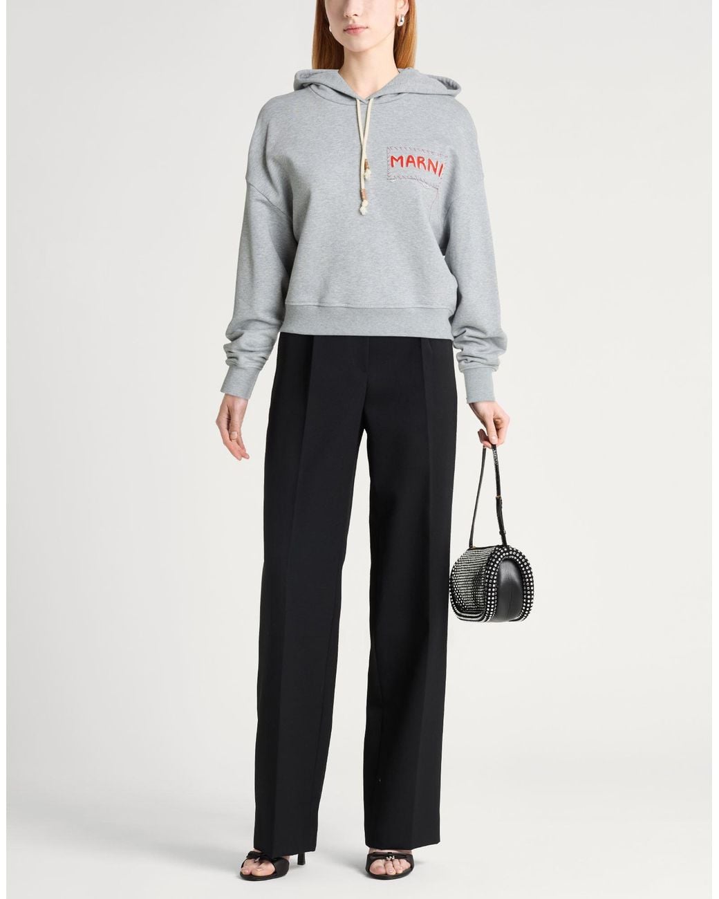 Marni Gray Light Sweatshirt Cotton