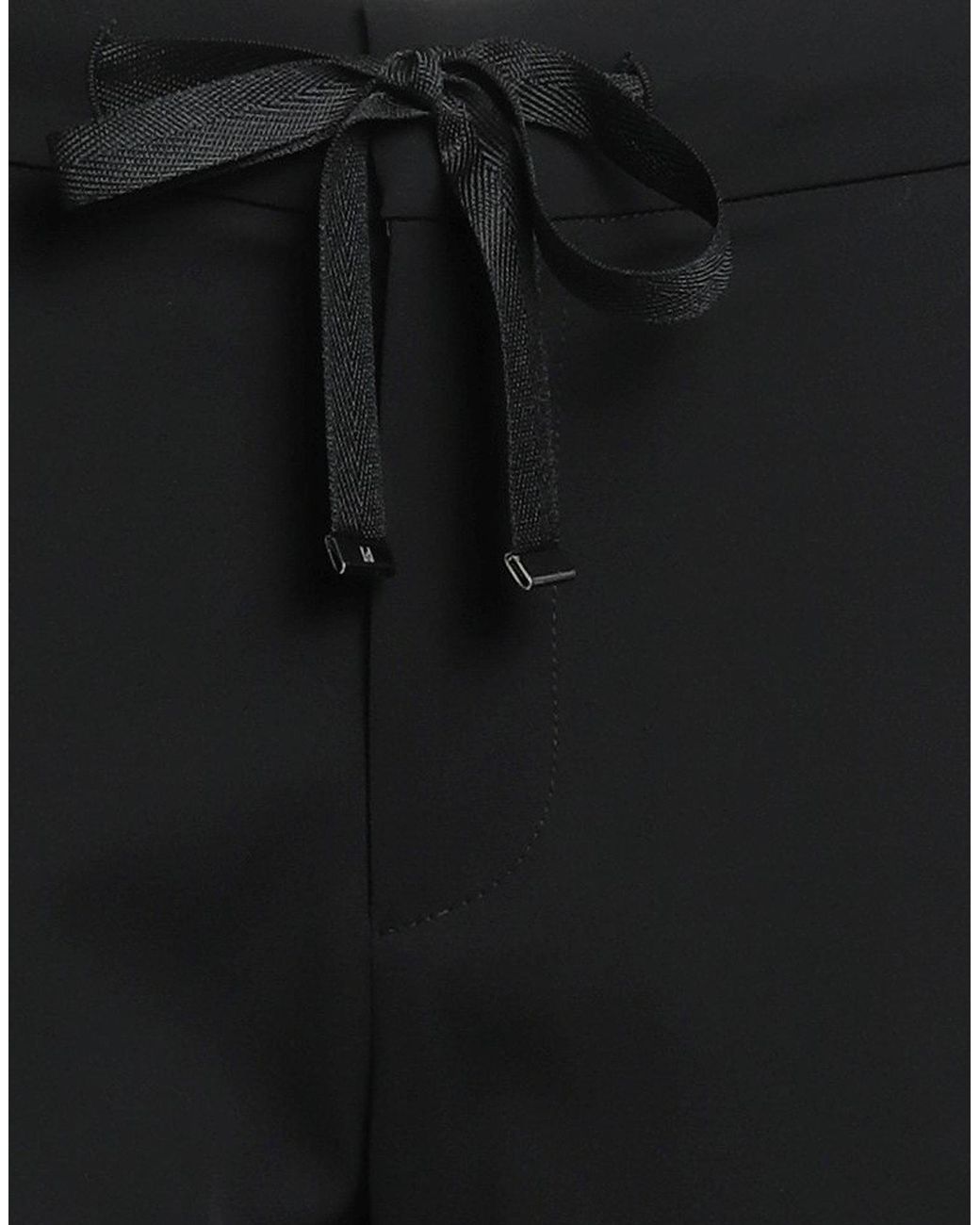 PT Torino Black Pants Polyester, Wool, Elastane