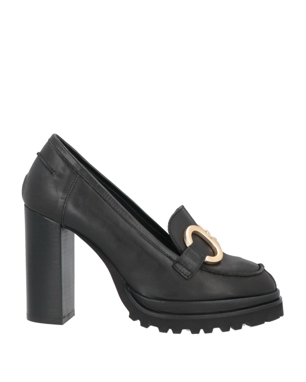 Elvio Zanon Black Loafers Leather