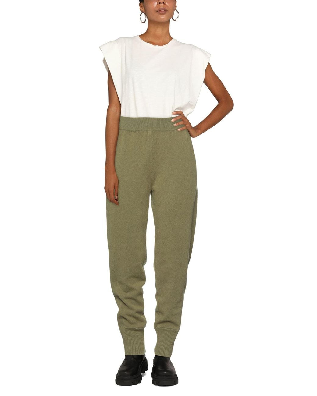 Alberta Ferretti Green Trouser