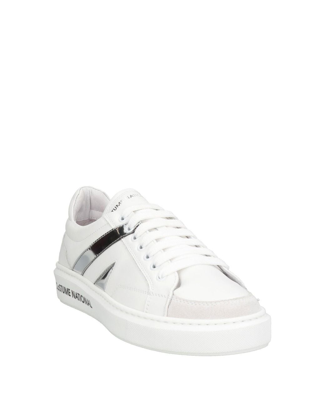 CoSTUME NATIONAL White Sneakers Leather