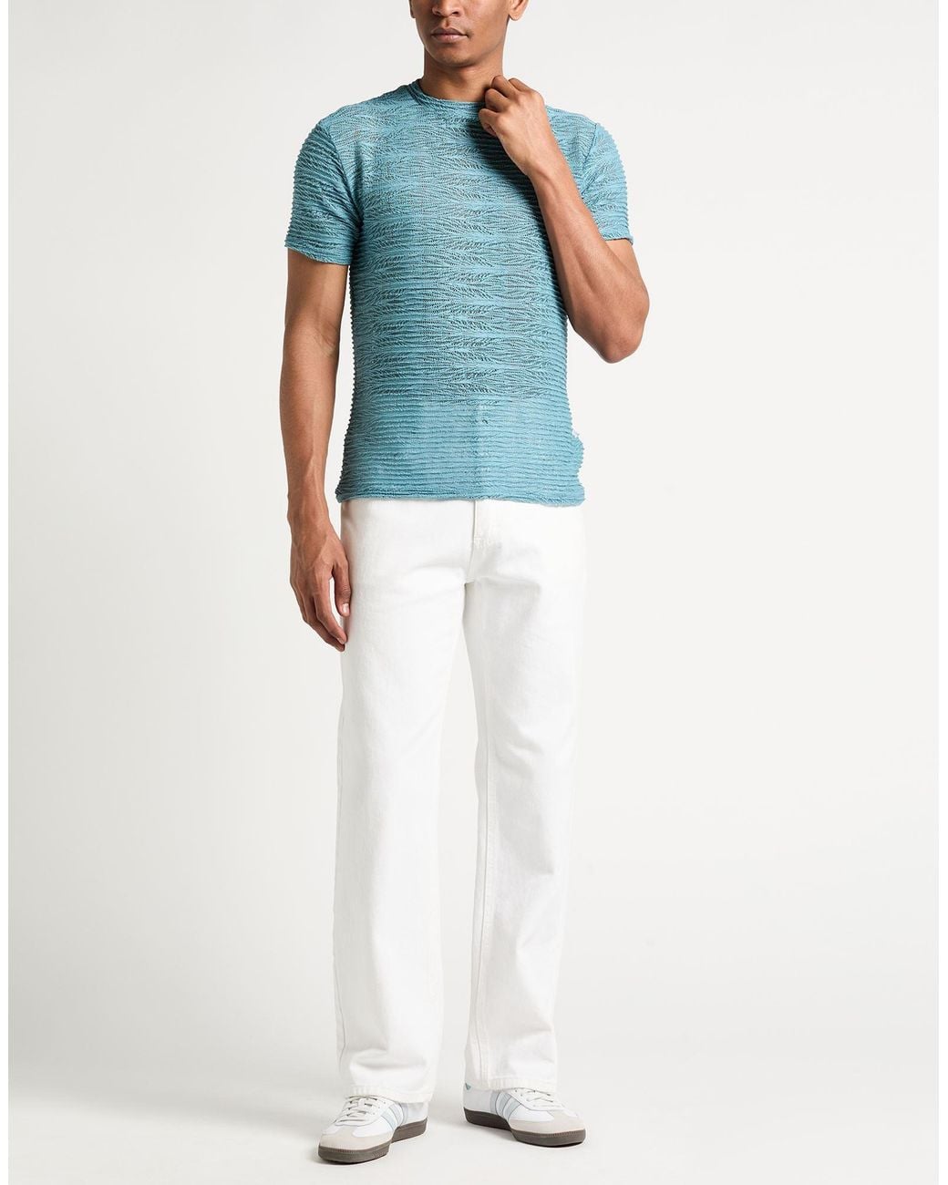 Takeshy Kurosawa Blue T-Shirts for men