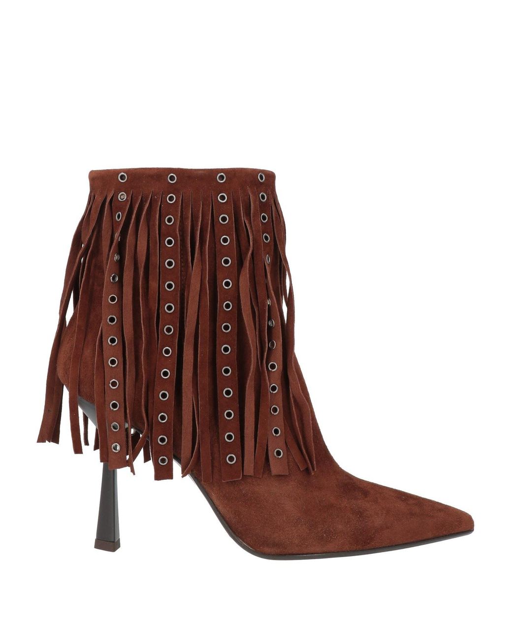 J.A.P. JOSE ANTONIO PEREIRA Brown Ankle Boots Leather