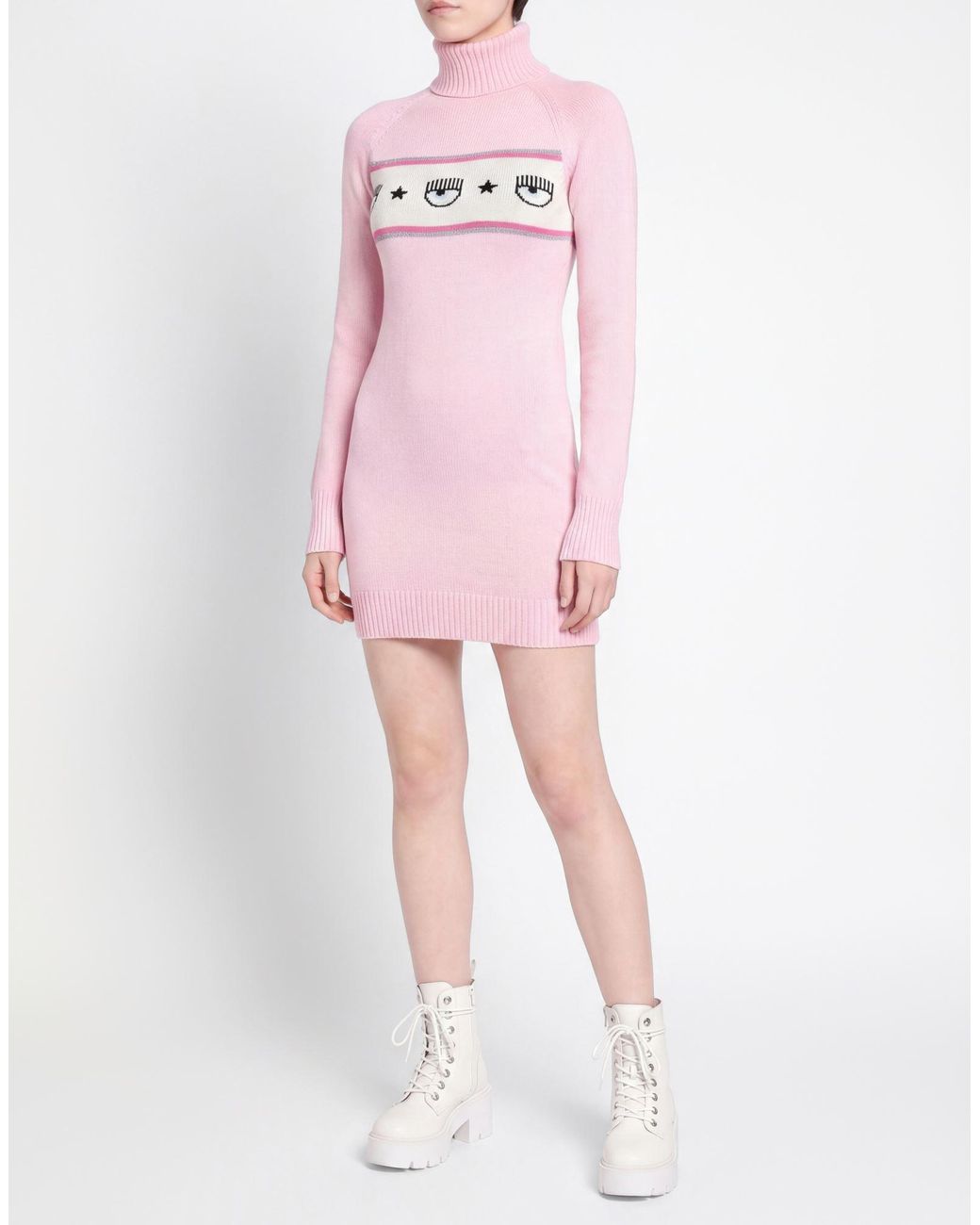 Chiara Ferragni Pink Mini Dresses