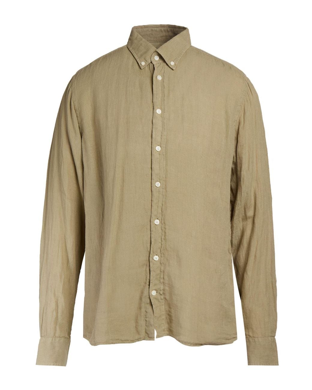Hackett Green Shirt Linen for men