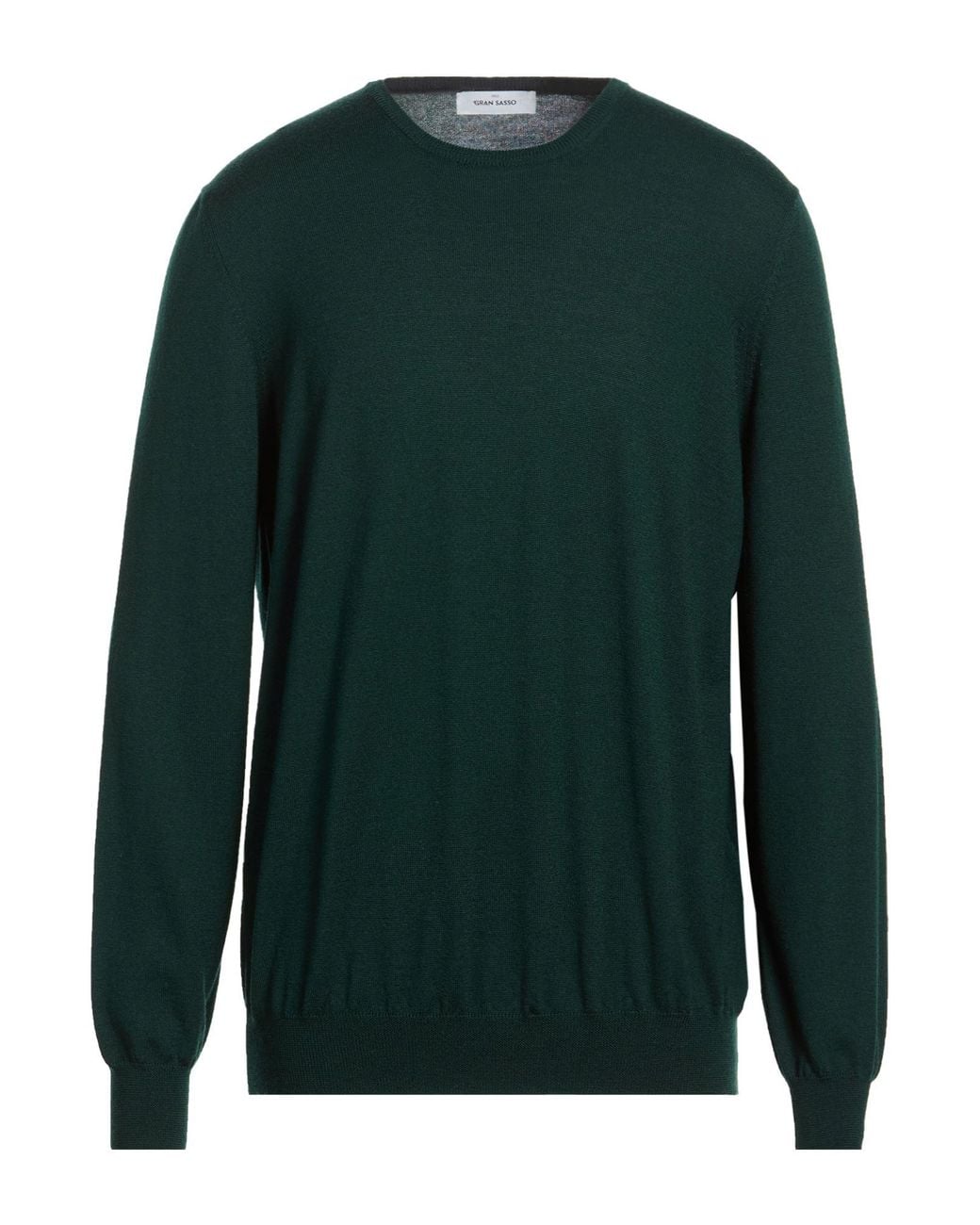 Gran Sasso Green Sweater Virgin Wool for men